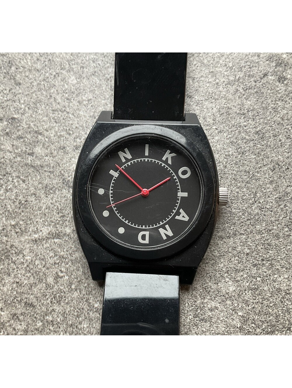 Niko And…. Unisex Watch 40mm Black Resin Case And Band A4